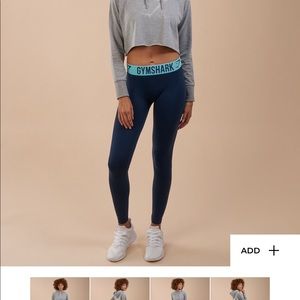 Sapphire Blue/ Marine Blue Gymshark Fit Leggings